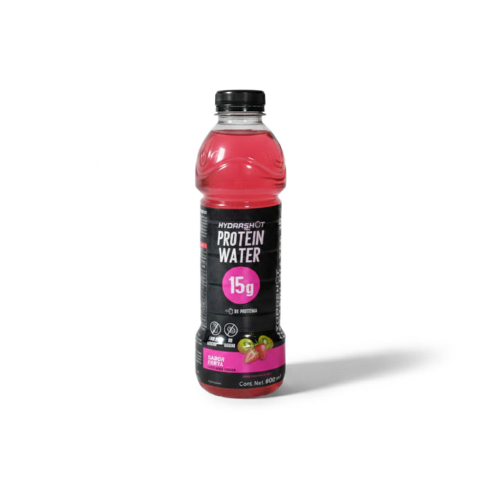 Hydrashot Protein Water 15g Sabor Fresa Kiwi