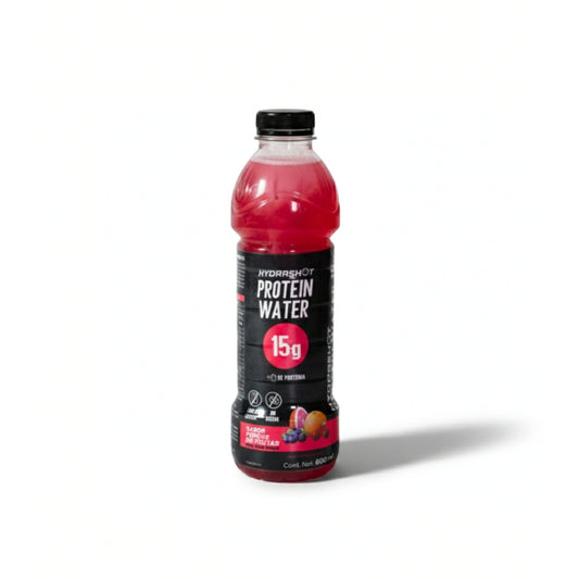 Hydrashot Protein Water 15g Sabor Ponche de Frutas