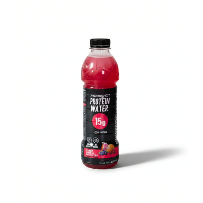 Hydrashot Protein Water 15g Sabor Ponche de Frutas