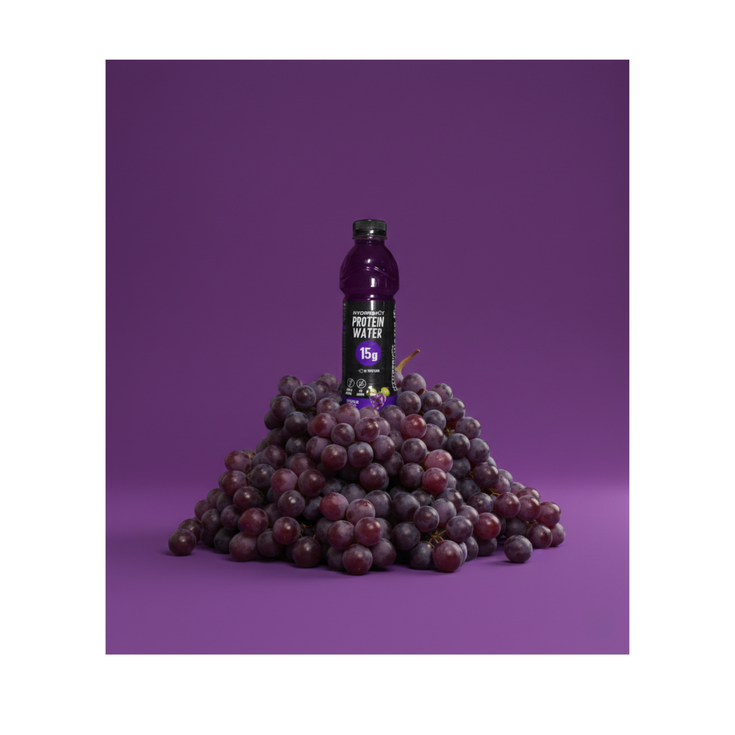 Hydrashot Protein Water 15g Sabor Uva